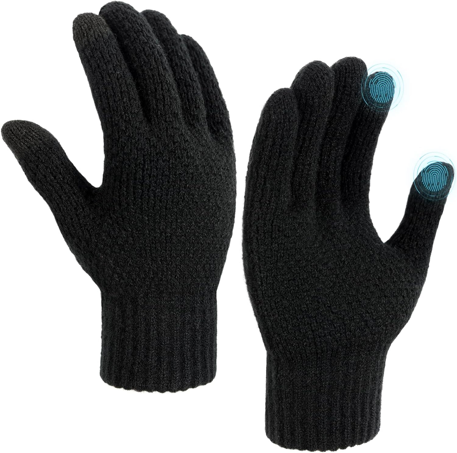 Knit gloves you can actually type in